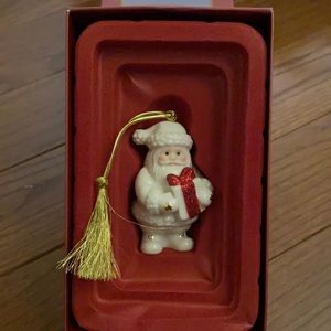 Lenox Santa Ornament